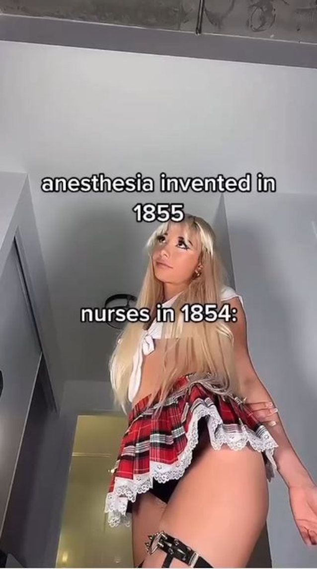 nurse blonde meme