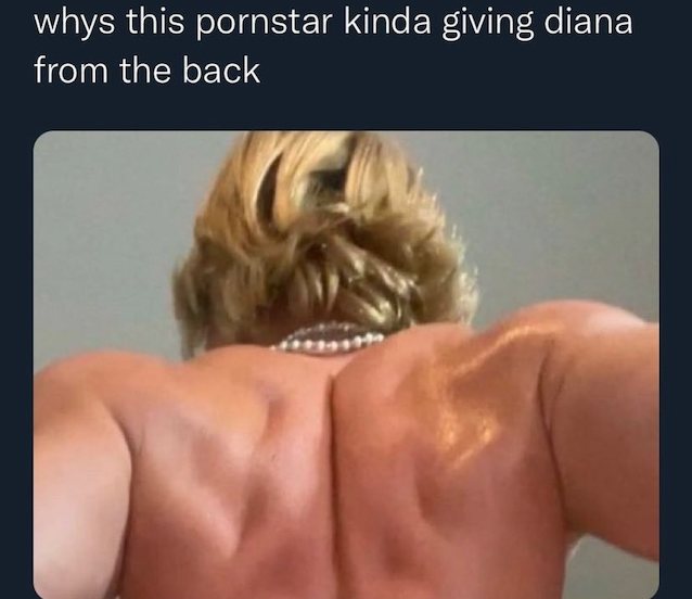 blonde, short hair, pearl necklace, back, princess diana