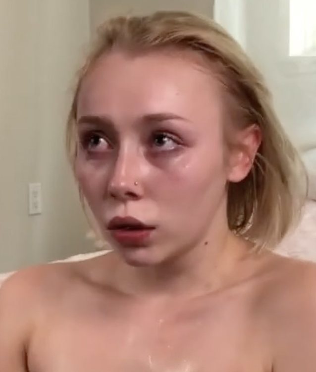 blonde, deepthroat, facefuck