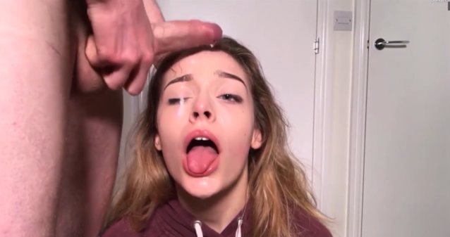 brunette, blowjob, deepthroat, amateur