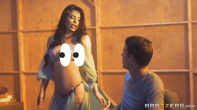 brazzers, aladin, parody