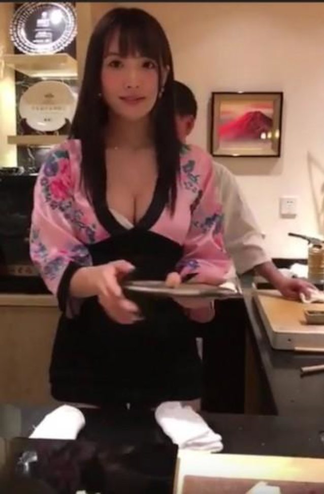 slender, restaurant, candid, jav, japanese