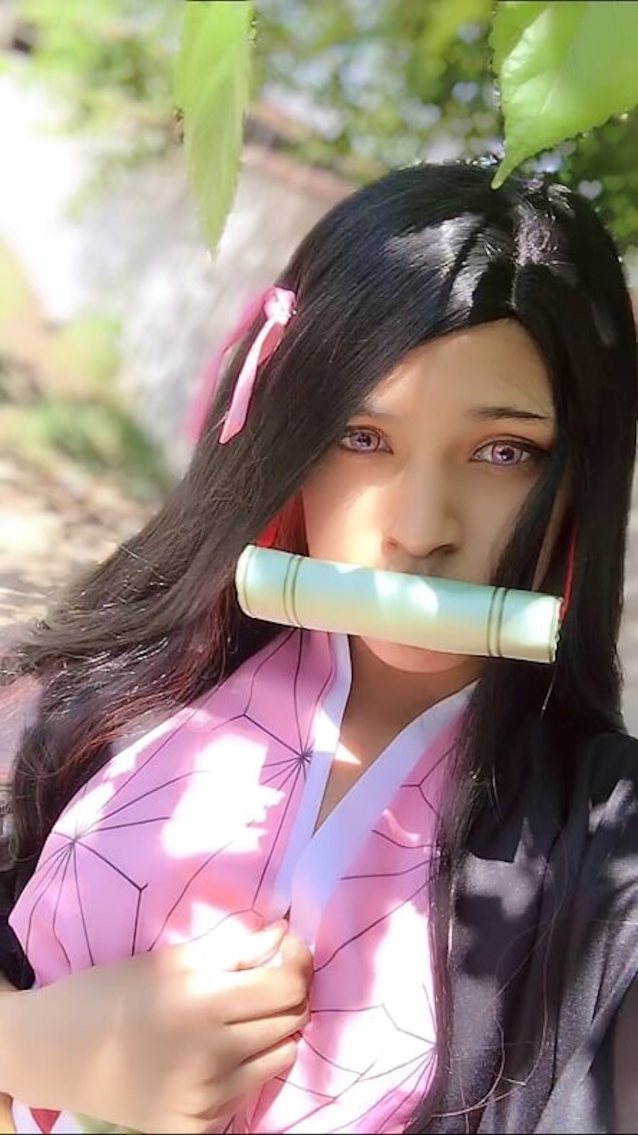 cosplay nezuko cute