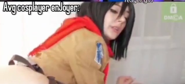 cosplayer anime mikasa