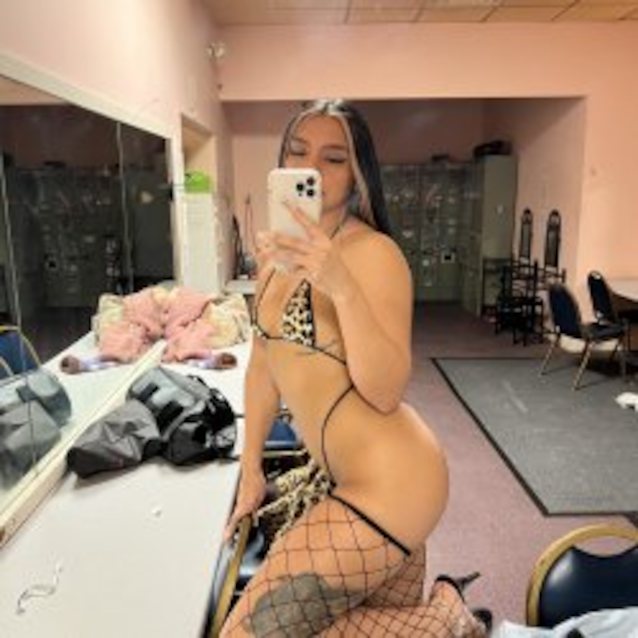 blonde, fishnets, phone, dressing room