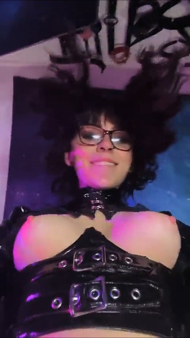 dom, leather, femdom, bondage, boobs