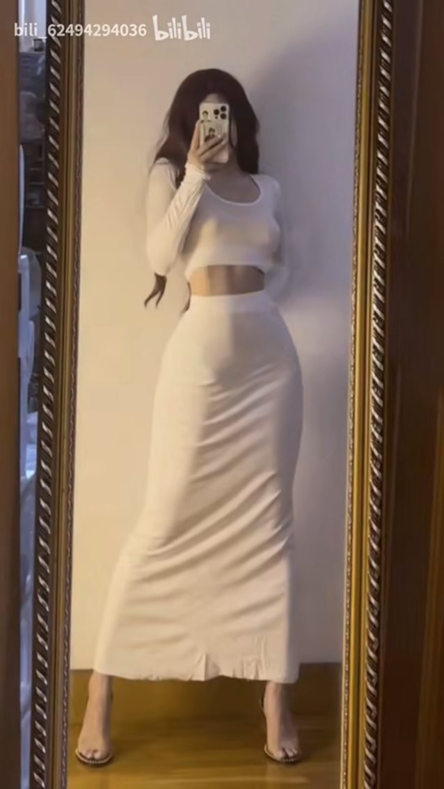 asian, white dress, dress up