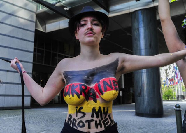 femen busty brunette