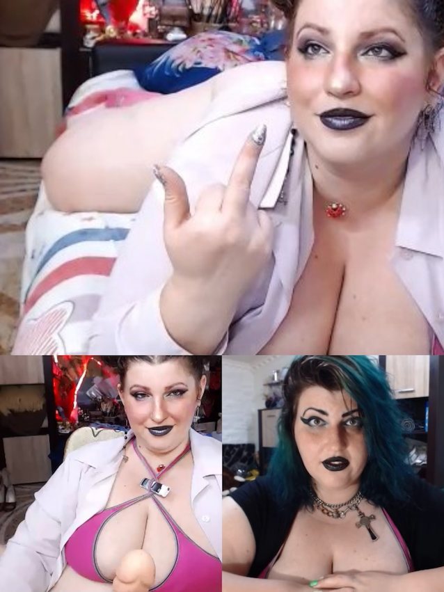 goth cam bbw