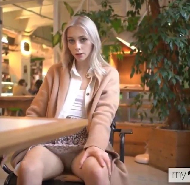 strip, coffee shop, white hair, public