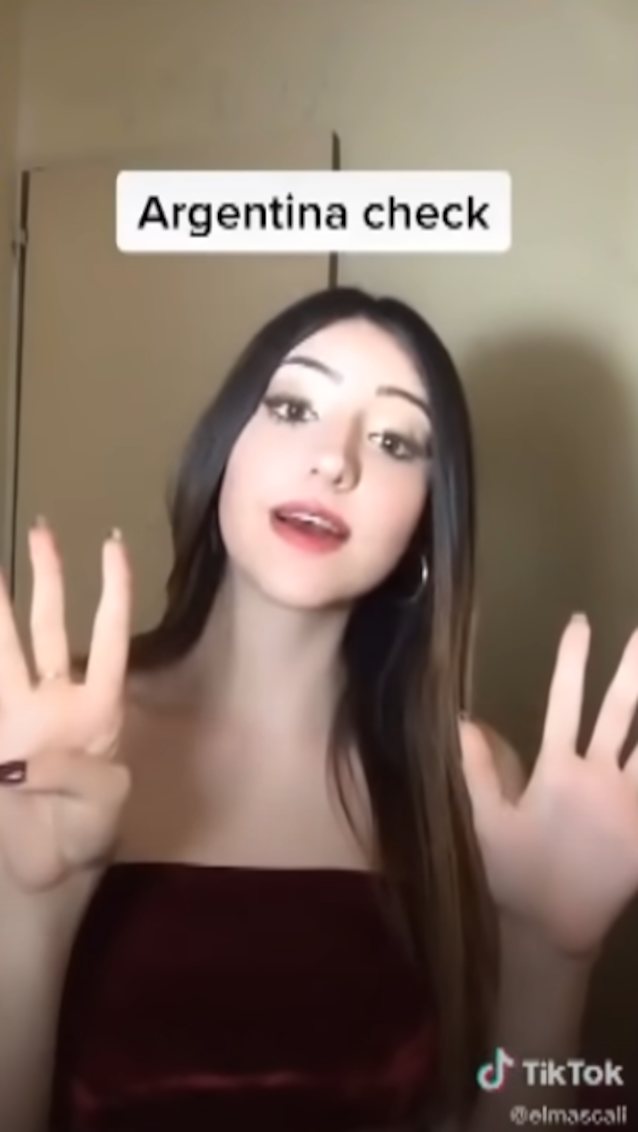 tiktok, brunette, pale, dress, boobs