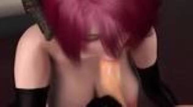 red hair, cosplayer, dick sucking, blowjob, straight