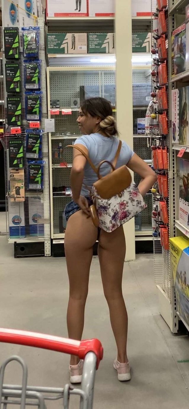 amateur, ass, flashing, public