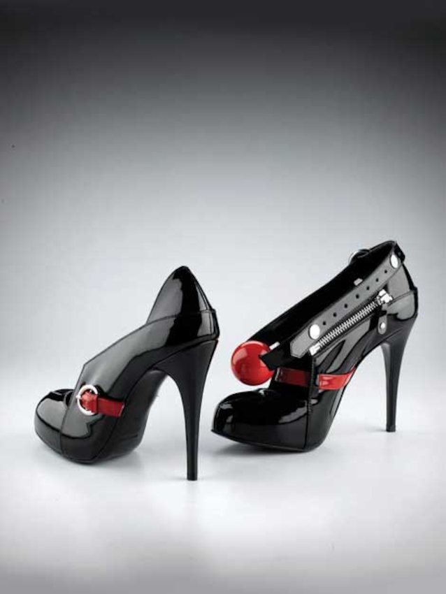 ball gag heels high heel