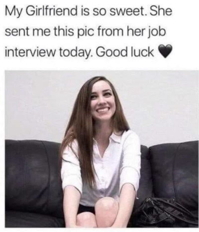 dark hair, job interview, skirt