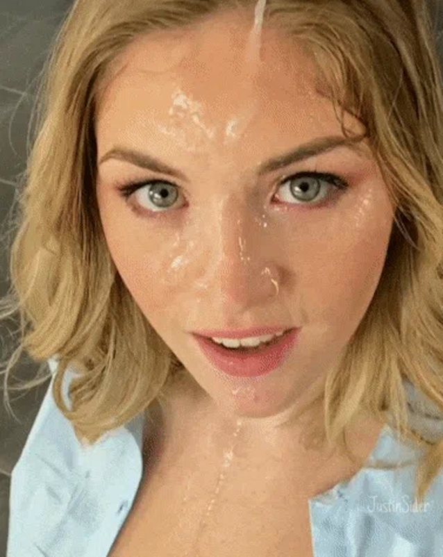cumshot teen blonde
