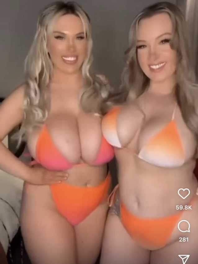 blonde tits busty