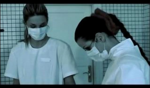 nurses, masked, hospital