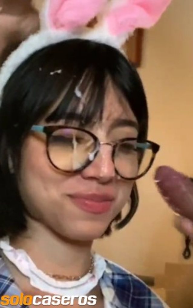 glasses, blow job, sexy