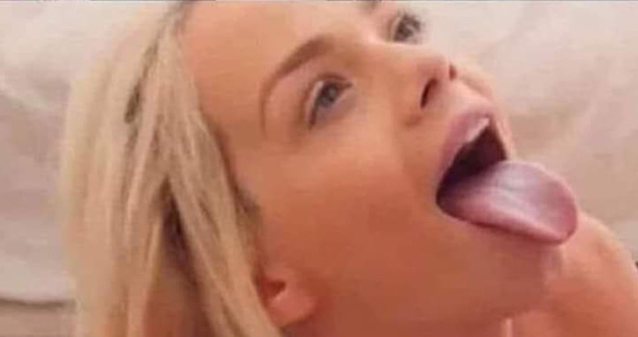 blonde, cum, cumshot, tongue