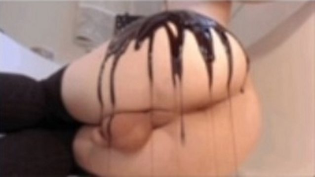 big ass, balls, cock, chocolate