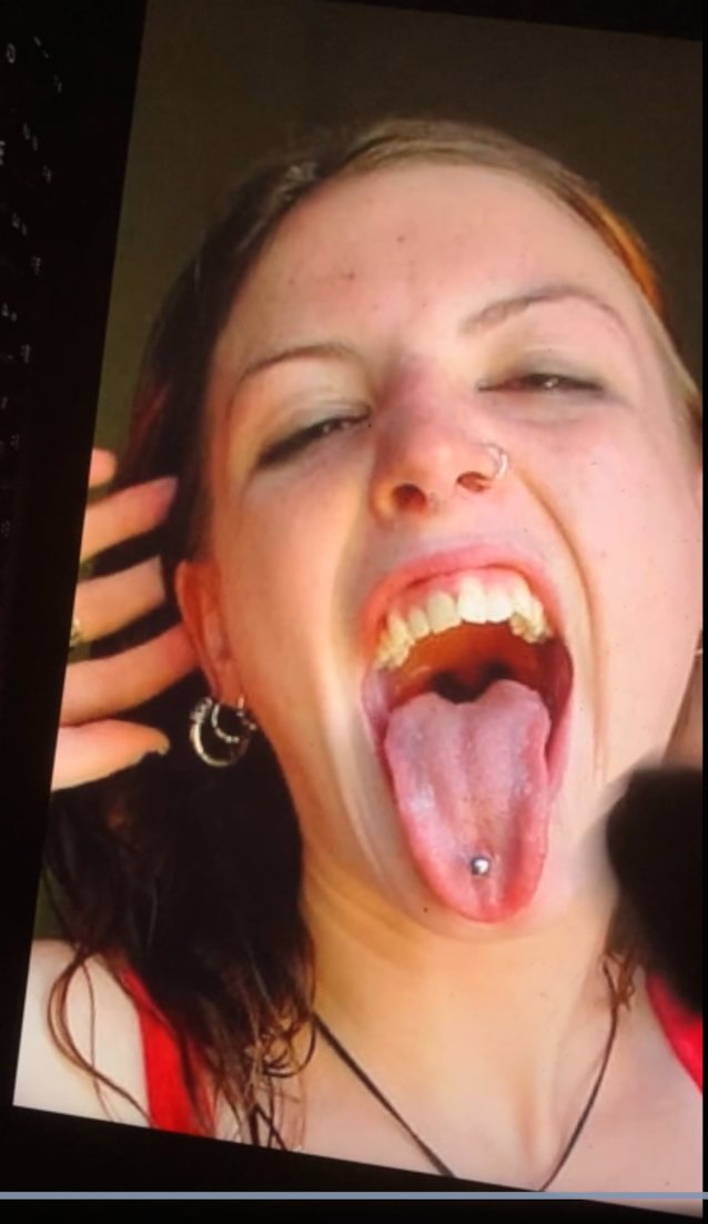 mouth, open, blowjob, facial