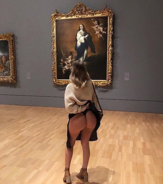 ass, skirt, public, big ass