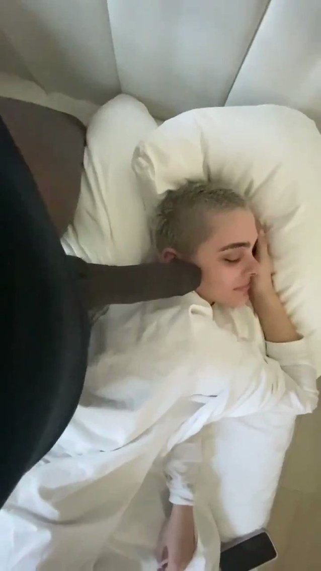 interracial blowjob blonde