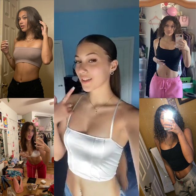 white tiktok curly hair