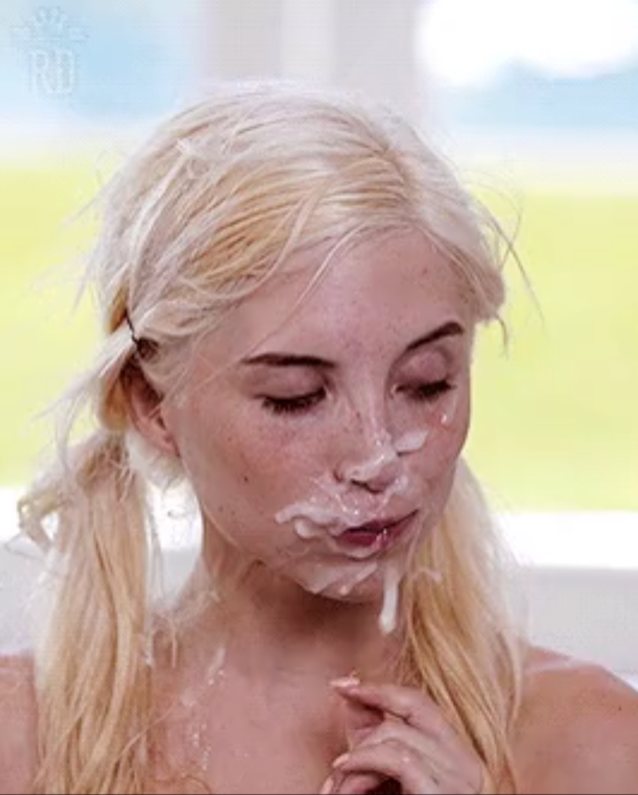 blond facial facial abuse