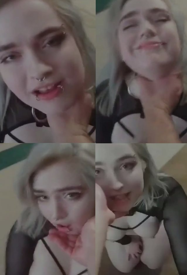 blowjob, slut, whore, blonde, goth