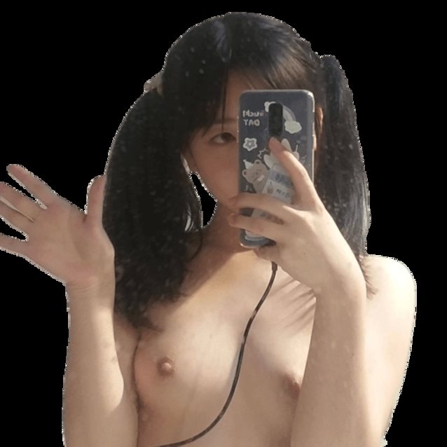 asian, selfie, topless, petite, mirror