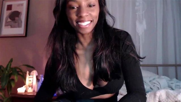 camgirl, ebony, big tits, cam, chaturbate