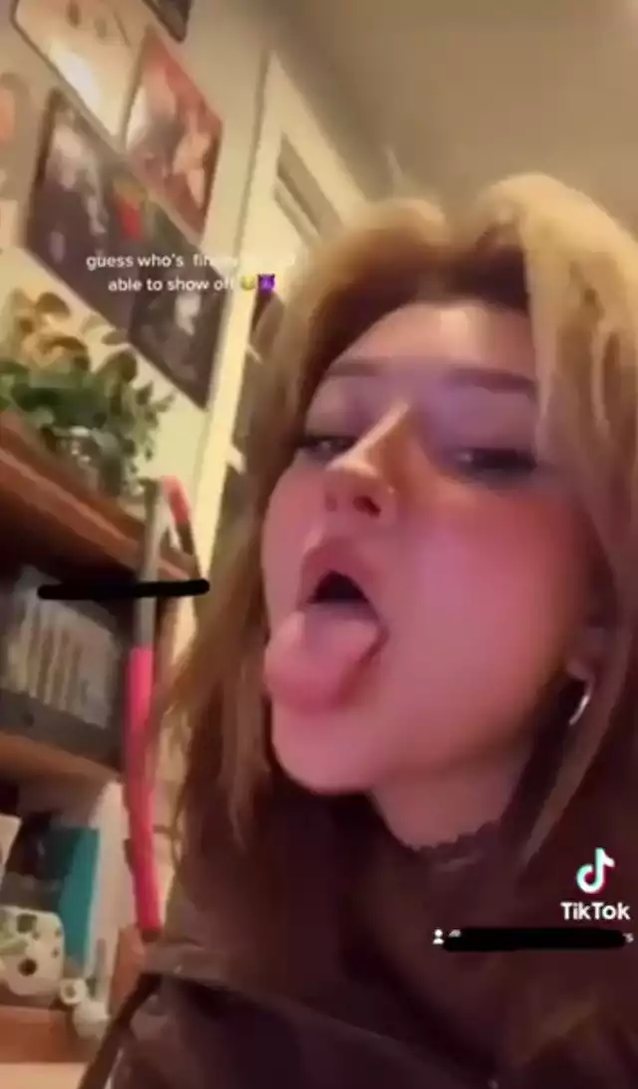 amateur, tiktok, teen, blonde, big tits