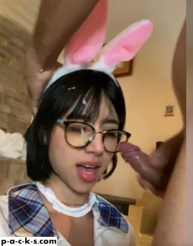 glasses, cumshot, costume, blowjob