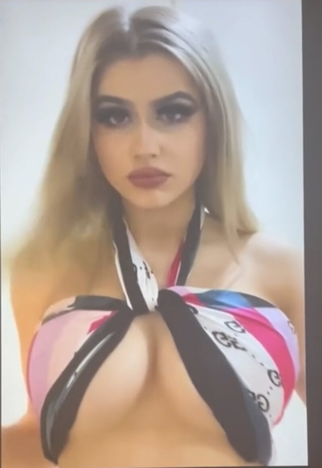 blonde, tik tok, big tits, hot, white girl