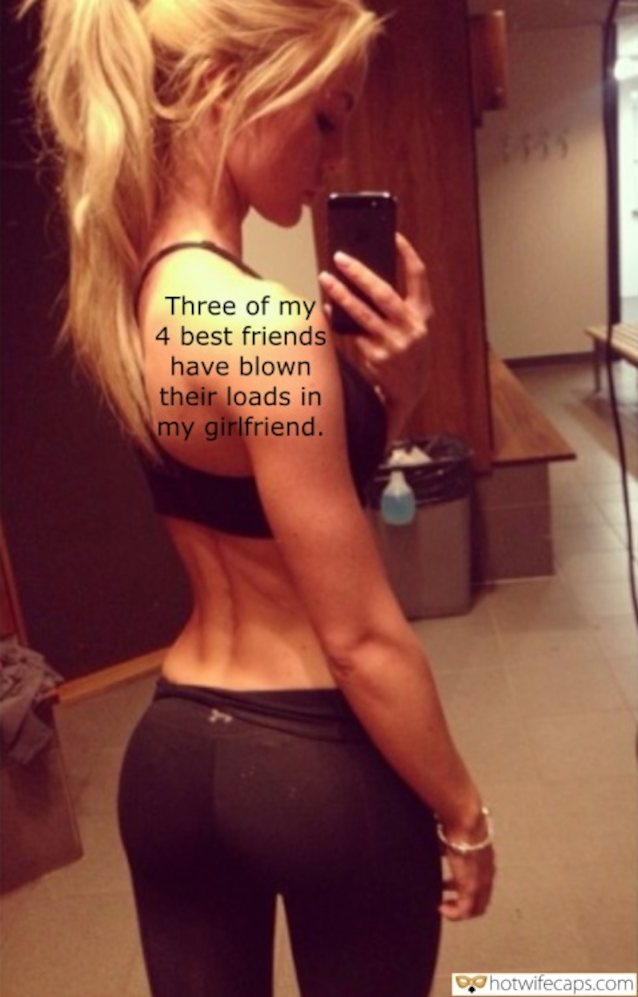 blonde, cuckold, fitness, selfie