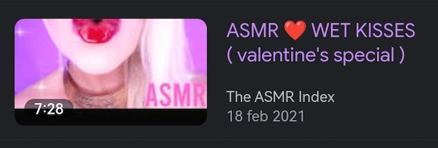 asmr, wet kiss, valentines day