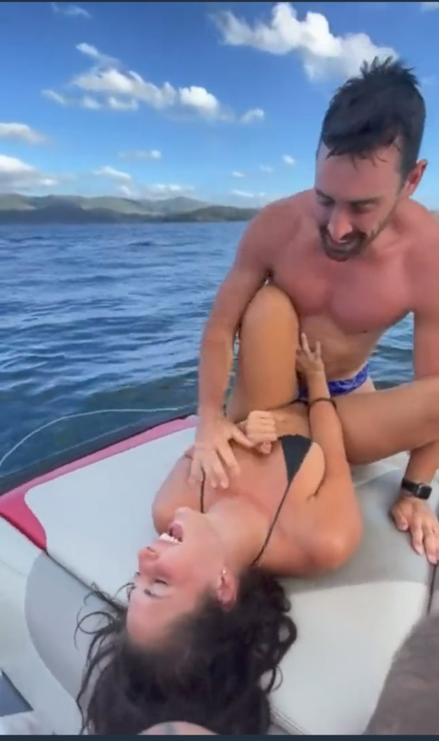 brunette, boat, fuck, speedboat