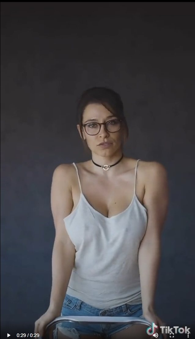 glasses, tanktop, milf, chair, boobs