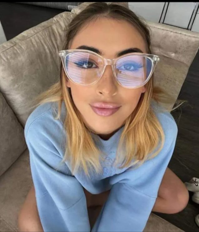 glasses, blowjob, pov