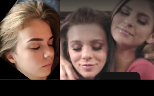 redhead brunette blonde