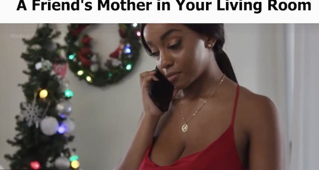 ebony milf christmas