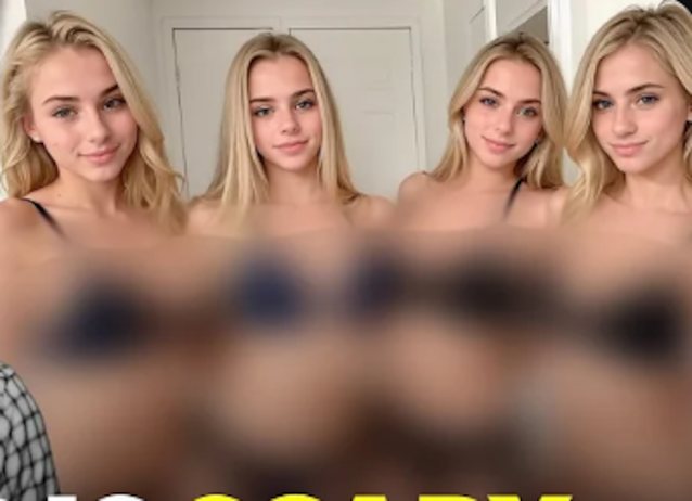 blonde petite 4girls