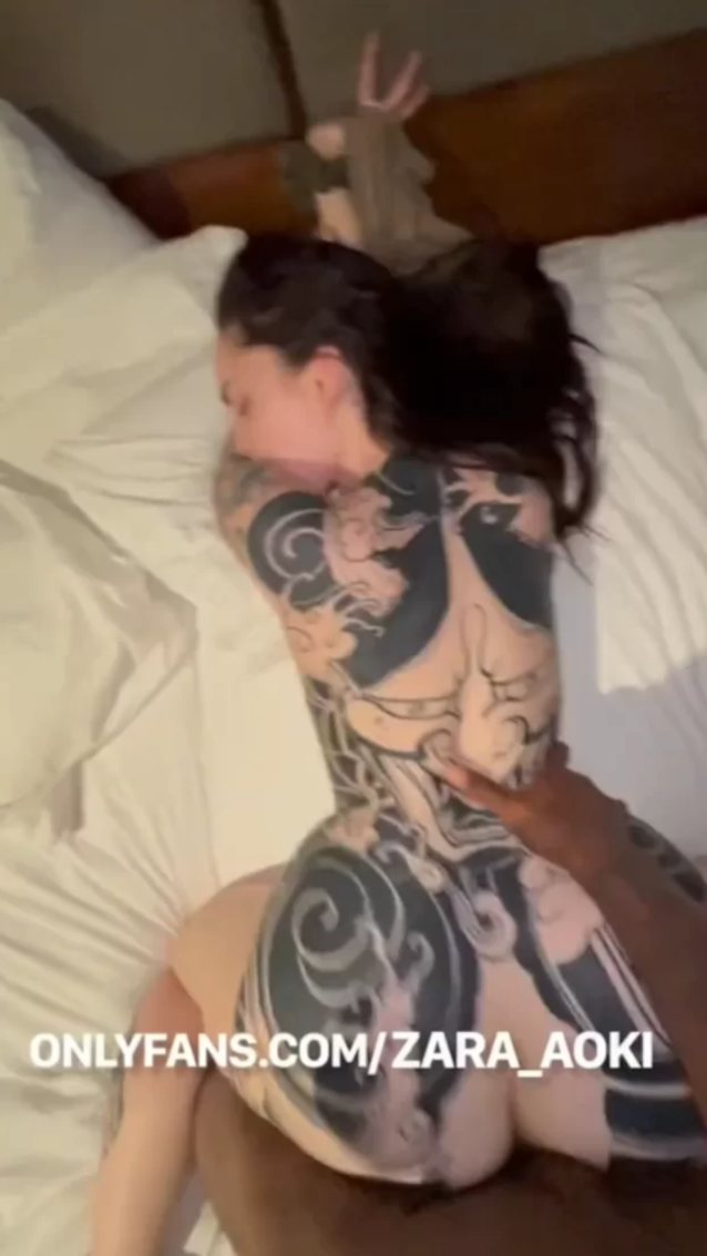 interracial, big ass, doggy style, bbc, tattoo