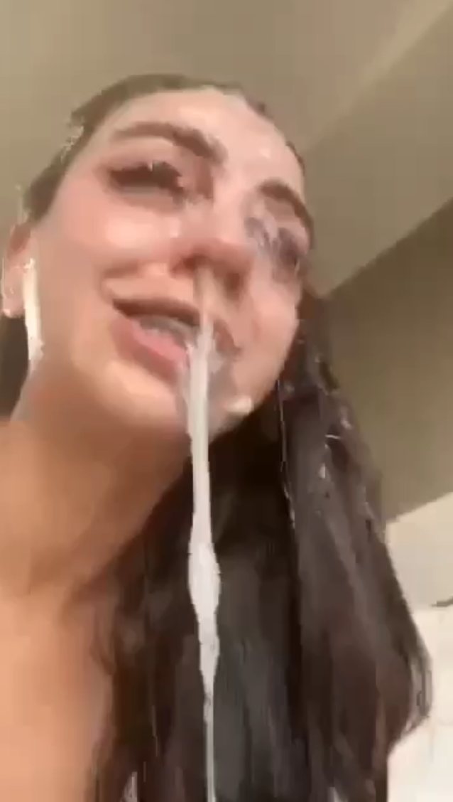 facial, cum, braces