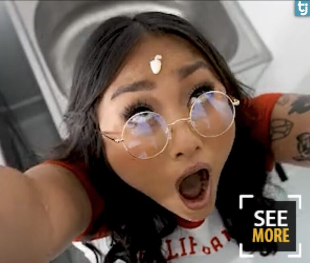 asian, glasses, threesome, brazzers, got caught