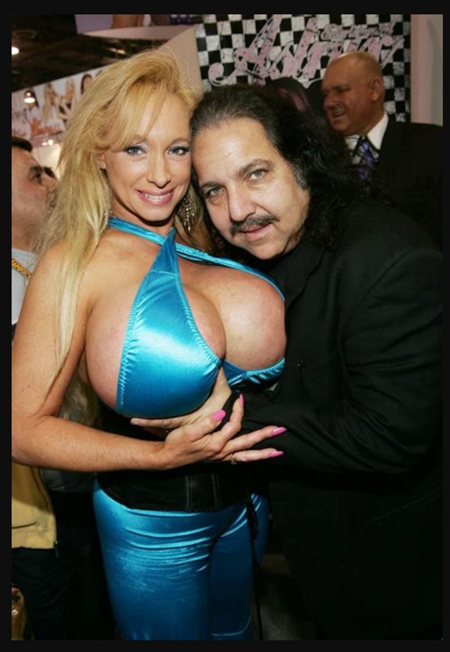 blonde, busty, ron jeremy