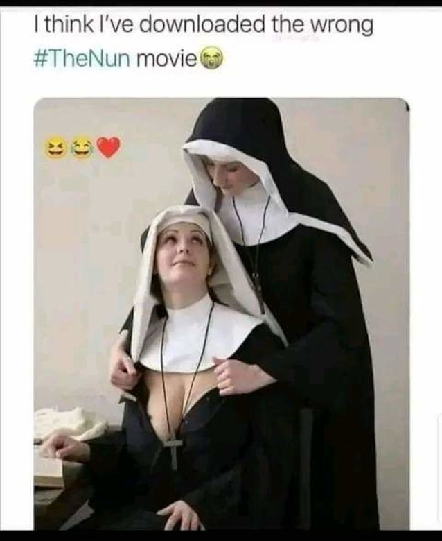 nun lesbian meme