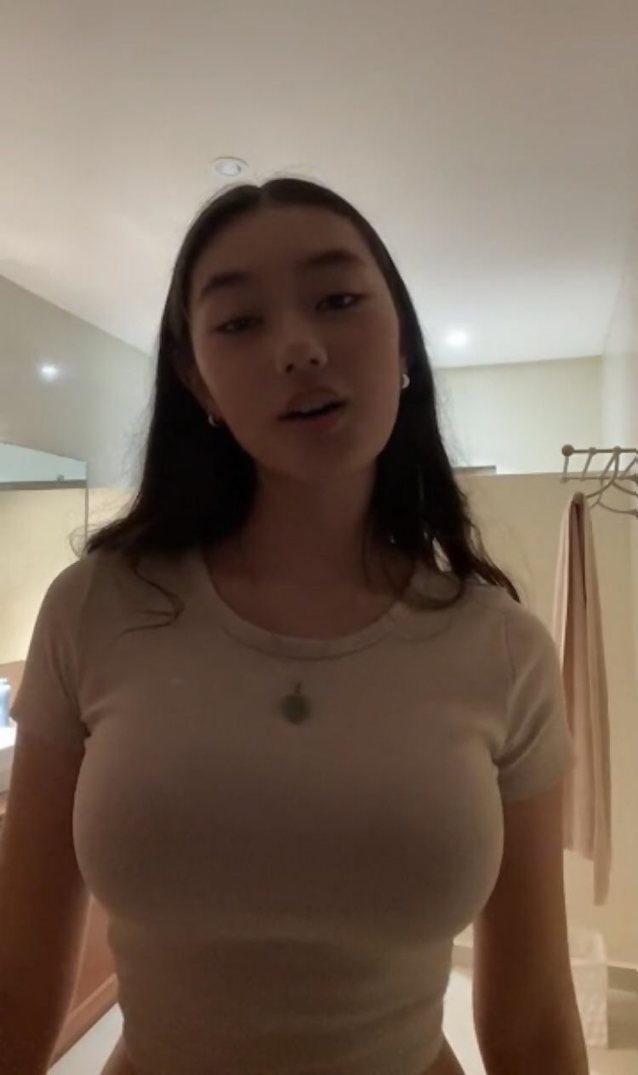 amateur, big tits, asian, clothed, busty